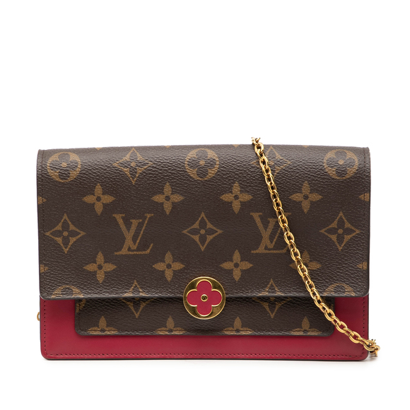 Louis Vuitton Handbags - Pre-Loved Louis Vuitton Monogram Flore Wallet On Chain